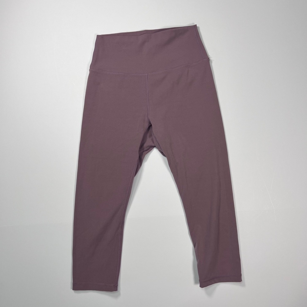 Buff Bunny Leggings Women Medium Purple High Rise Cropped Activewear Yoga Gym